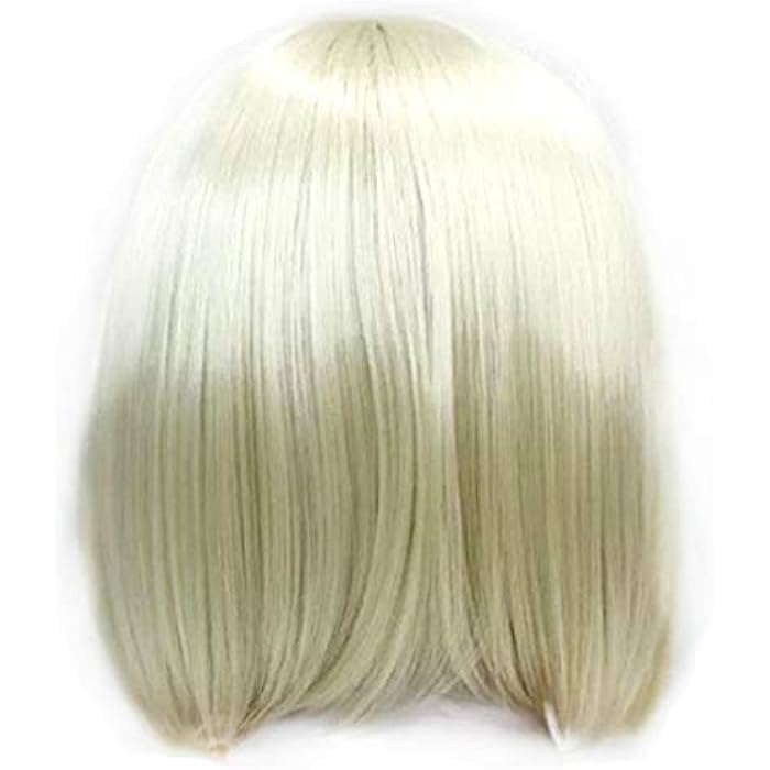 DILLARDS Lydell Synthetic Wig Short Bob Party Halloween Cosplay Wigs For Women Pale Blonde - Image 3